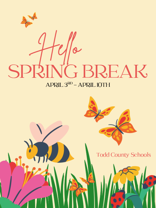 Spring Break is near!