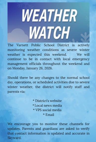 Weather Watch - Winter Storm Featured Photo