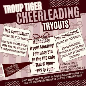 cheer tryouts meeting Feb 5