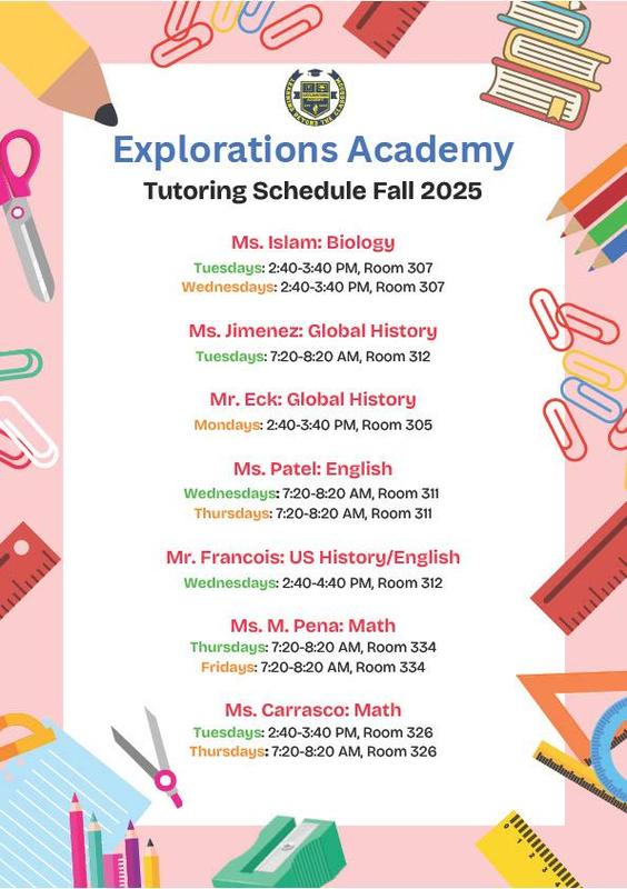 Fall 2025 Tutoring