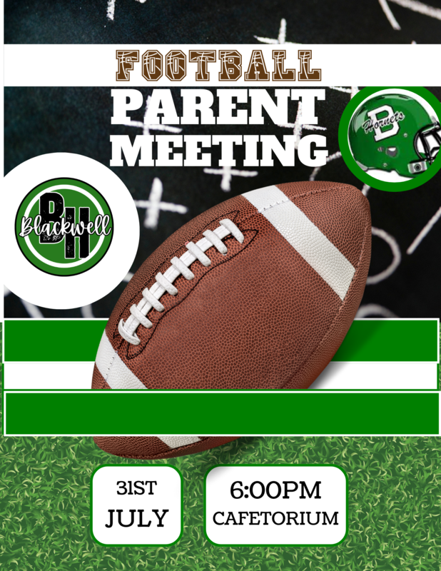 Football Parent Meeting Featured Photo