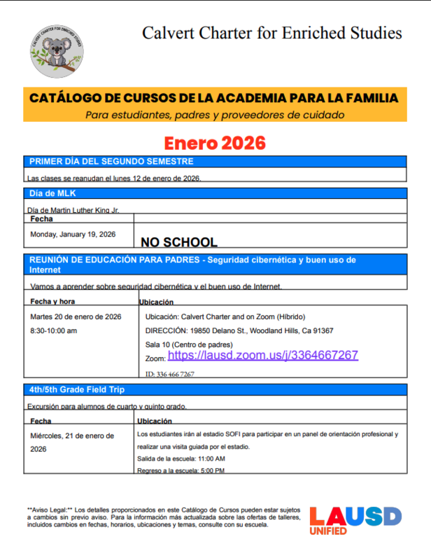 Course Catalog - Span