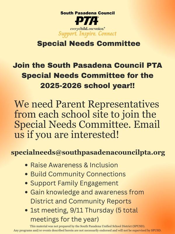 Parents of Children with Special Needs Support Group