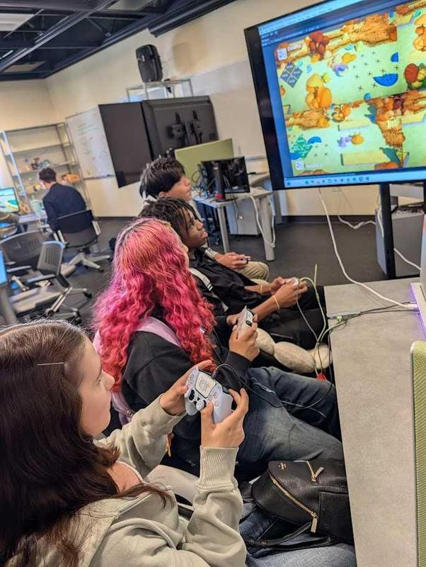 students testing games