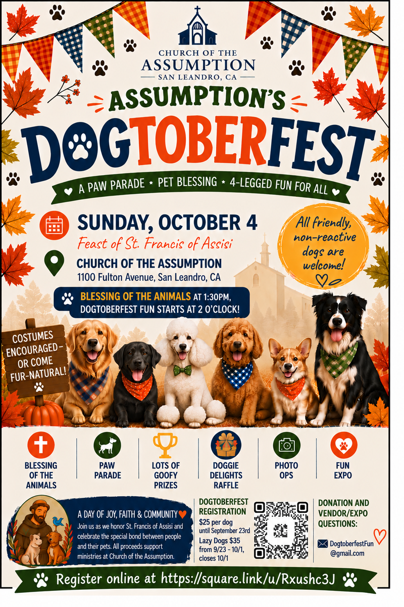 Blessing of the Pets Flyer