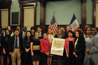 Proclamation from NYC Council