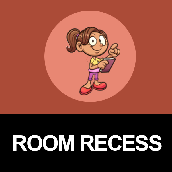 Room Recess character with book