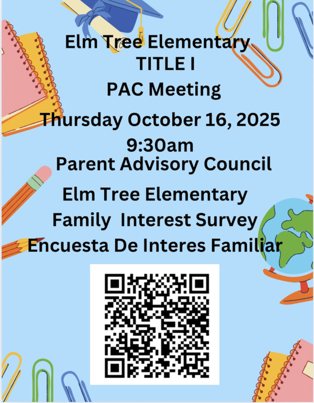 Meeting flyer in English