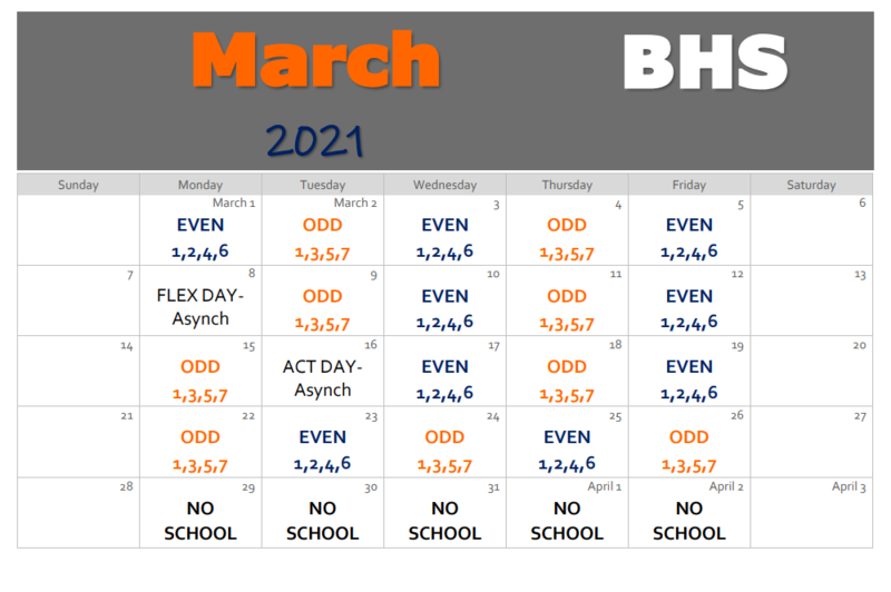 Orange and Blue Day Calendar Thumbnail Image