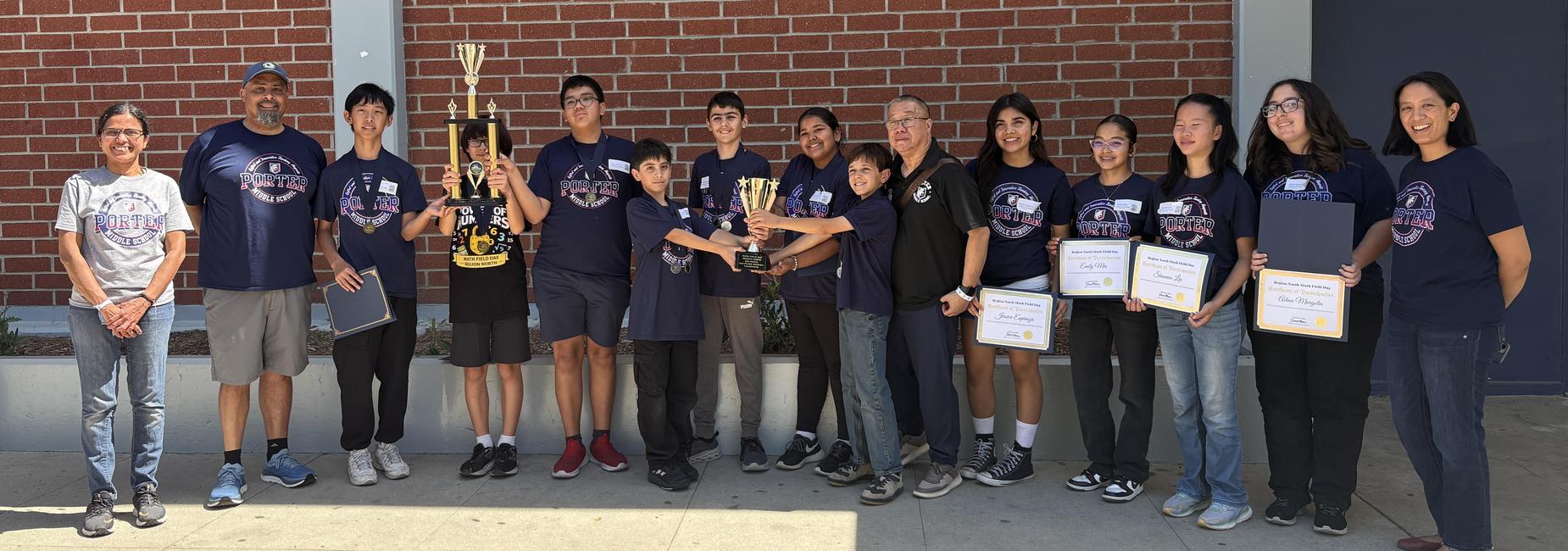 LAUSD Math Field Day Champions