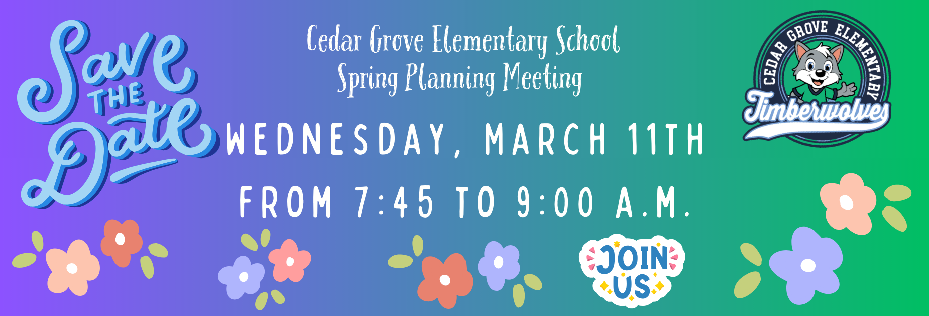Spring Planning Meeting March 11th