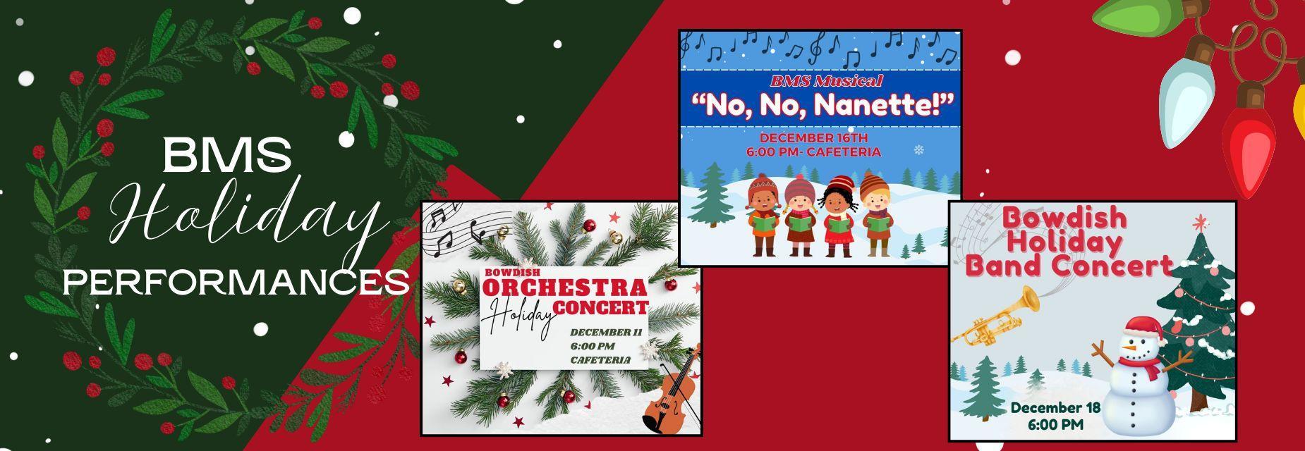 Holiday Performances