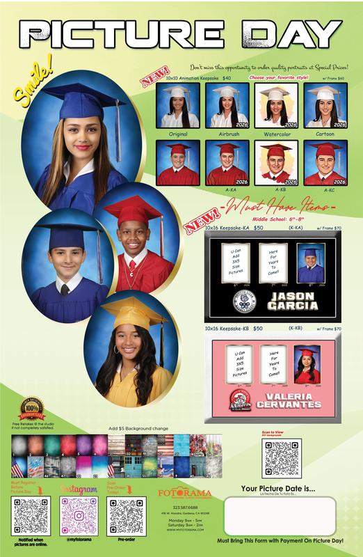 MS 8th Grade cap & gown/ MS el bonete y toga de octavo grado