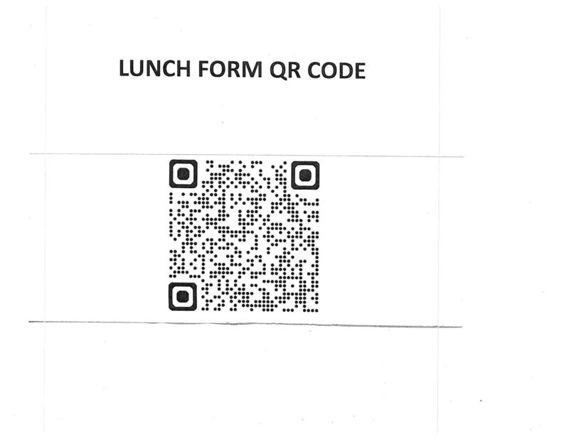 Lunch Form