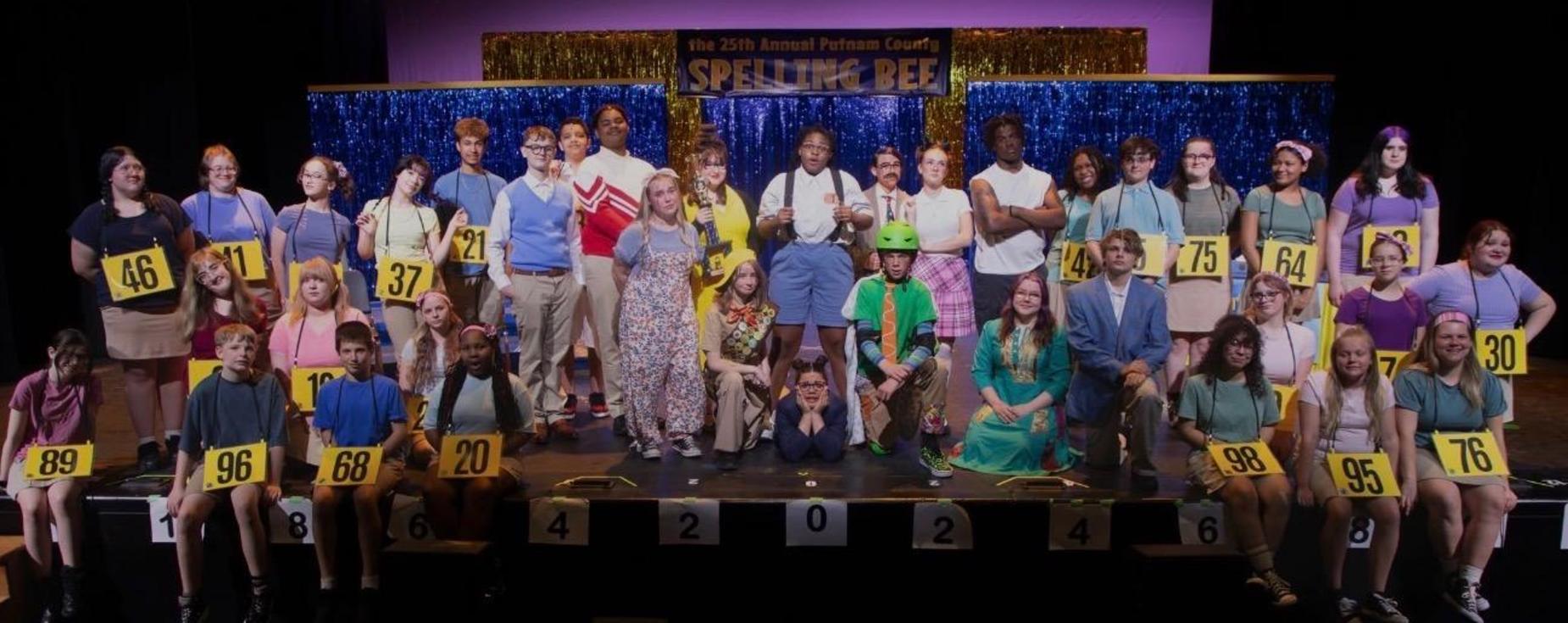 The spring musical "The 25th Annual Putman County Spelling Bee!" cast - 2026