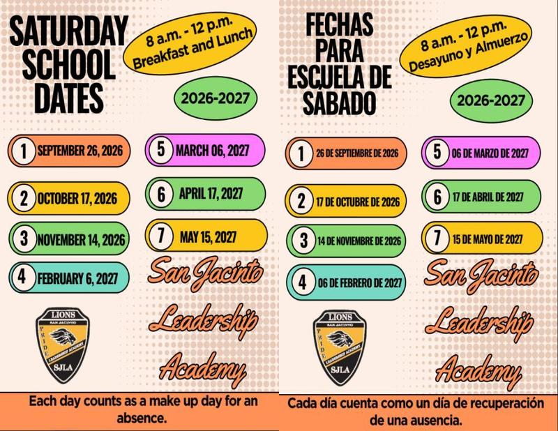 Saturday school 26.27