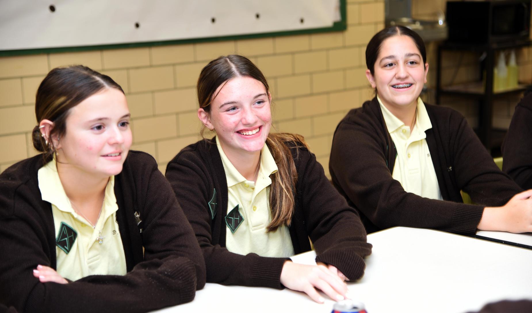 Saint Hubert students in class setting