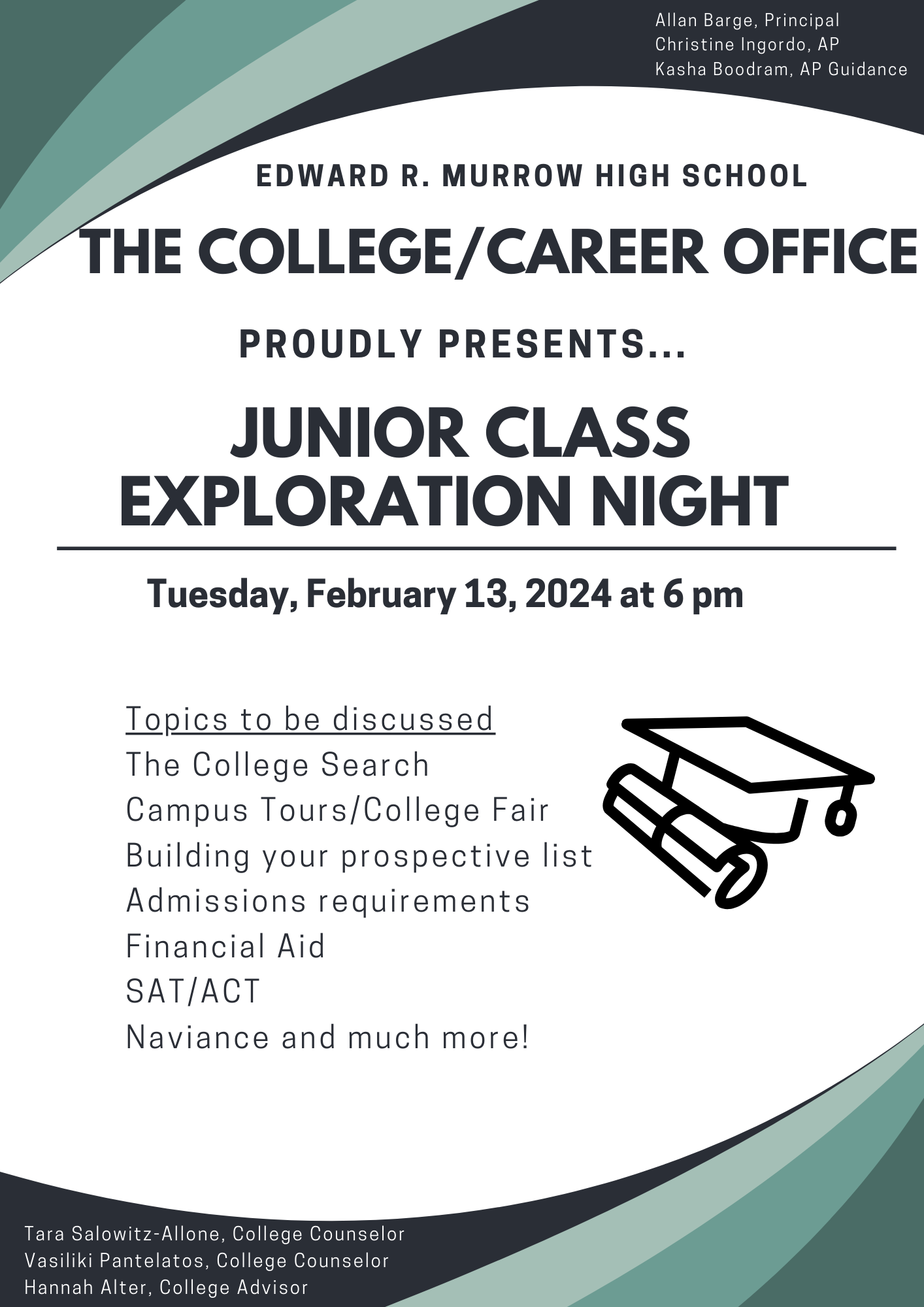 Juniors – College and Career Office – Edward R. Murrow High School