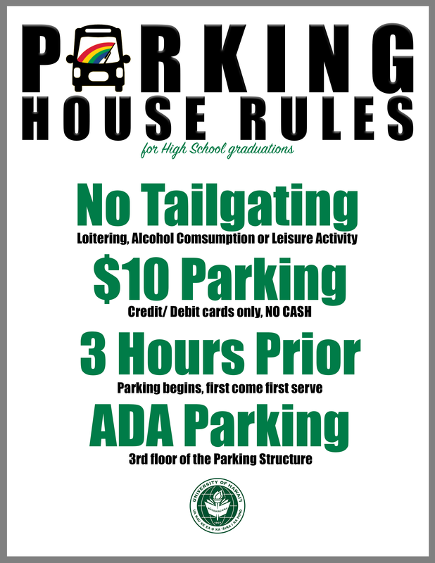 2026 Graduation Parking House Rules Thumbnail Image