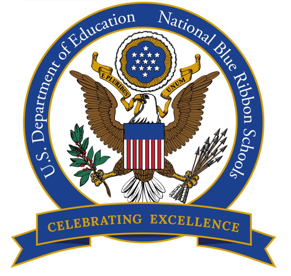 National Blue Ribbon School Emblem
