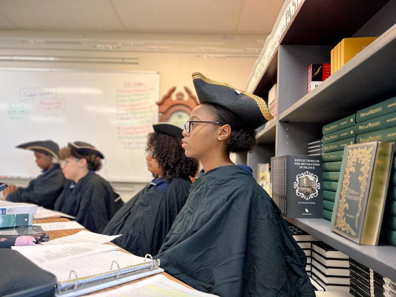 Students in Boston Massacre Mock Trial