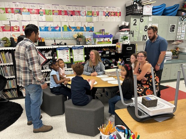 Parent-Teacher Conferences at RES - A Record-Breaking Number of Parents & Students Attended the Conferences