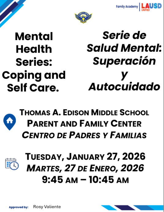 Mental Health Series: Coping and Self Care/Serie de Salud Mental: Superación  y Autocuidado Featured Photo