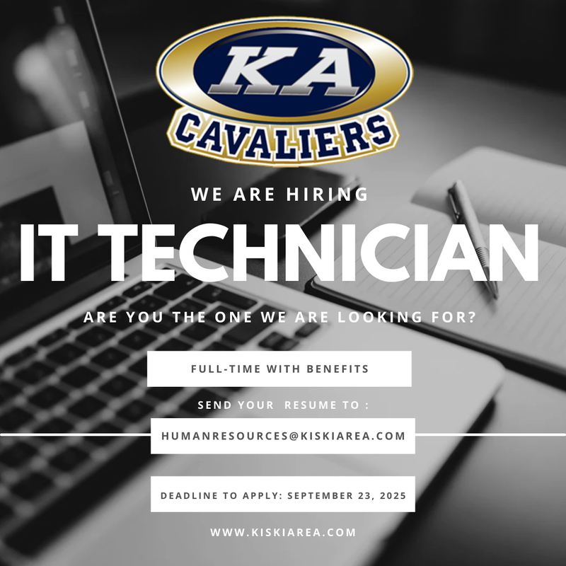 we are hiring IT technician