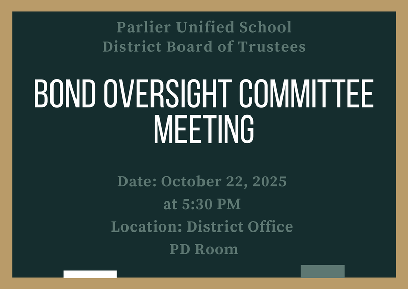 BOND OVERSIGHT COMMITTEE MEETING Featured Photo