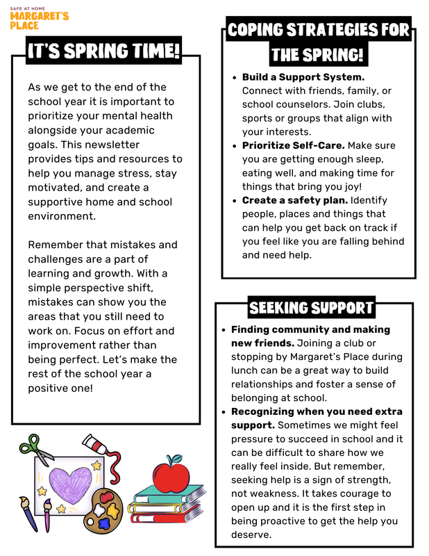 Guidance on mental health during spring with strategies for support and self-care.