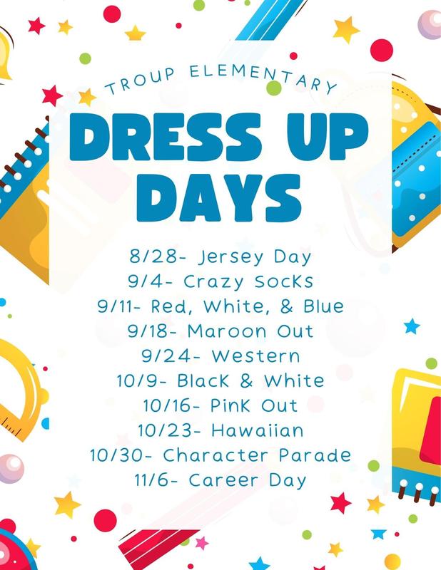 TES fall dress up days