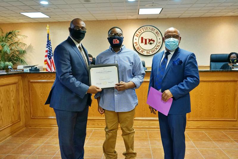Hattiesburg High School Students and Hattiesburg Public School District Employees Awarded at Board Meeting Featured Photo
