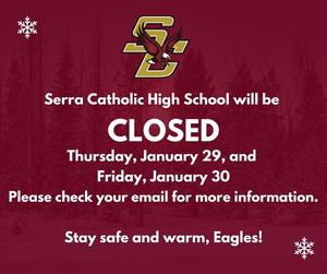 Closed January 29 and 30 2026