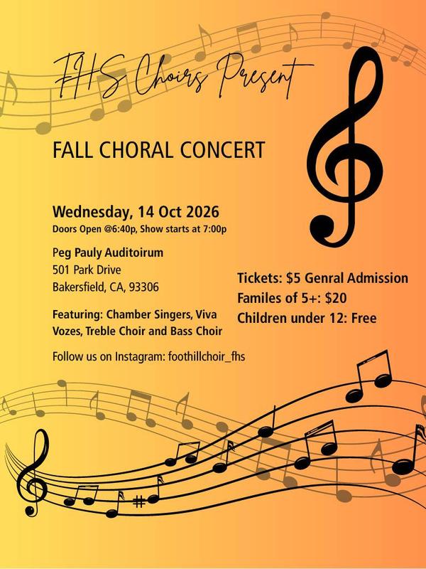 choir flyer