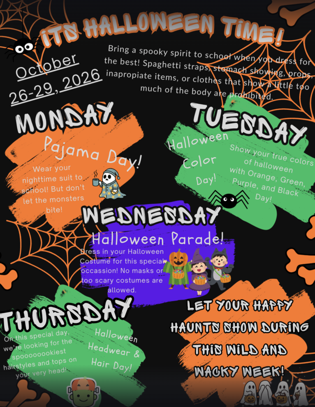 Halloween Spirit Week