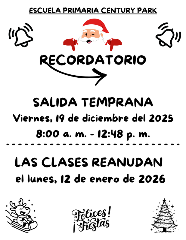 Schedule Reminder Flyer - Spanish