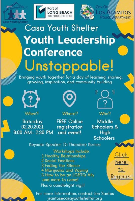 Youth Shelter flyer information