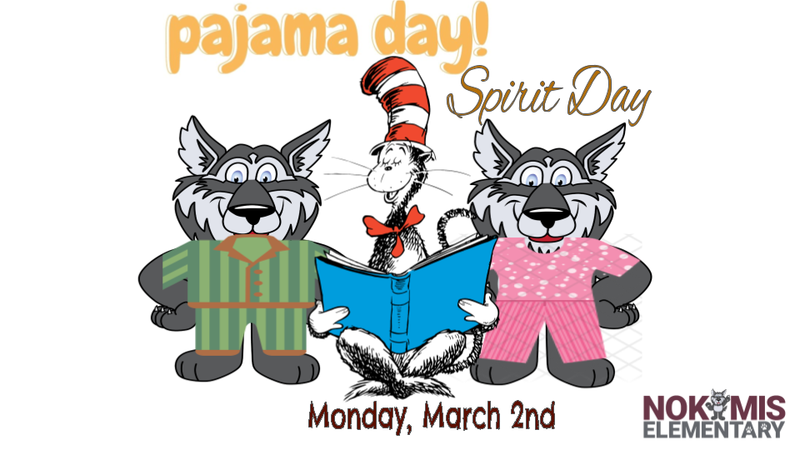 Dr. Seuss reading to wolf girl and boy