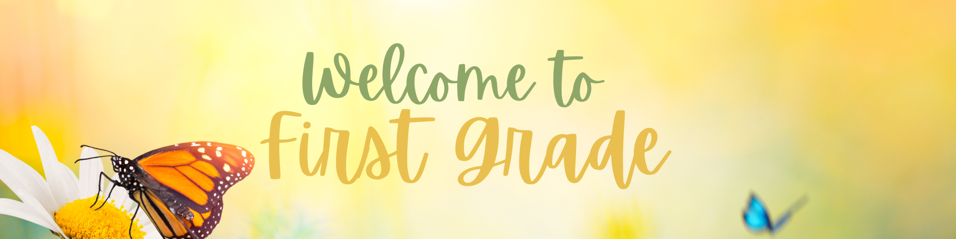 Welcome to First Grade