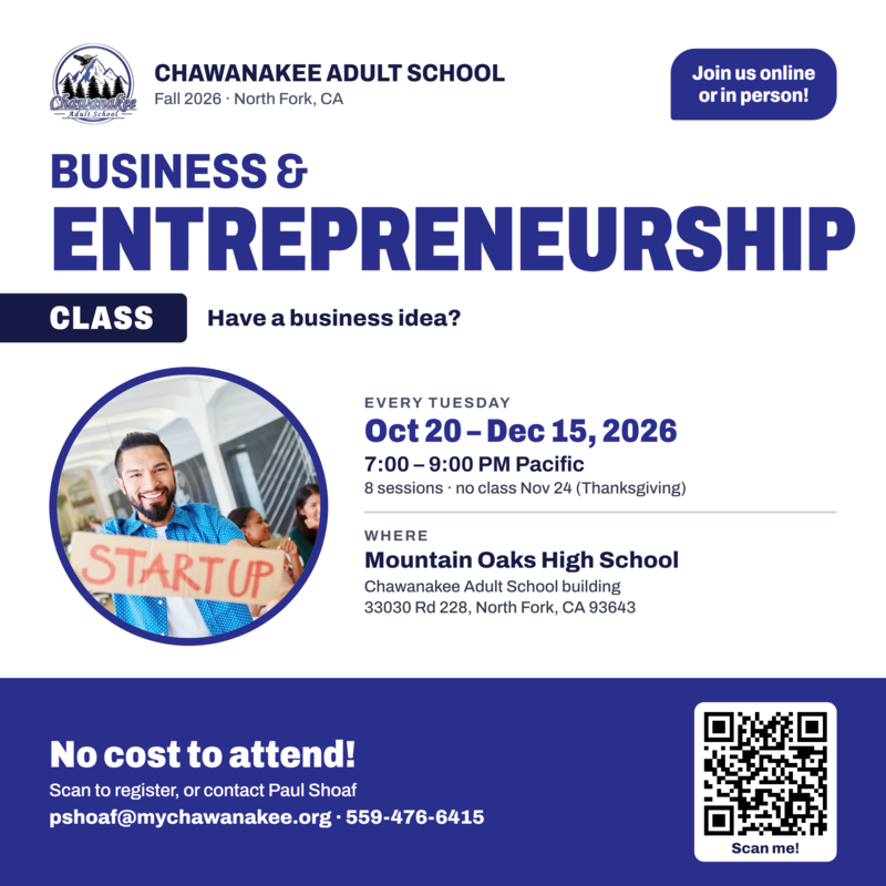 CAS Business and Entrepreneurship