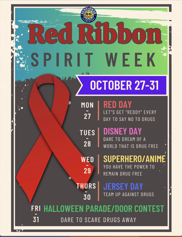 Red Ribbon Dress Up Thee Week
