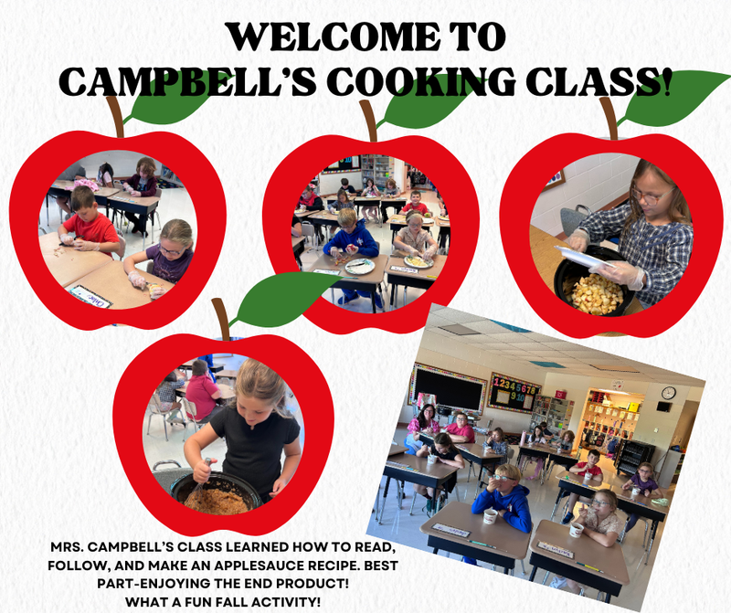 Apple sauce with Mrs. Campbell