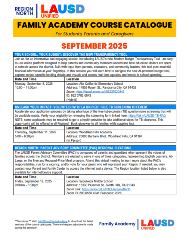 Region North Catalogue_September