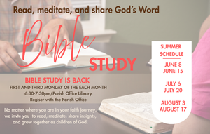BIBLE STUDY