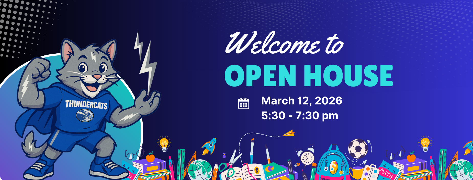 Open house at Gorena Elementary on Thursday, March 12 from 5:30 to 7:30 pm.