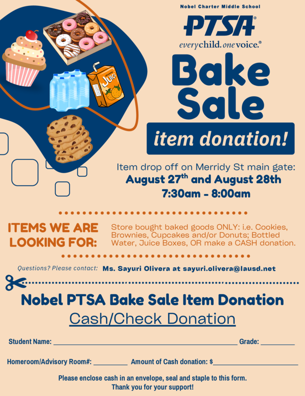 2025 Bake Sale Item Donation Featured Photo