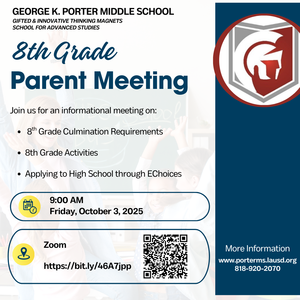8th Grade Parent Meeting