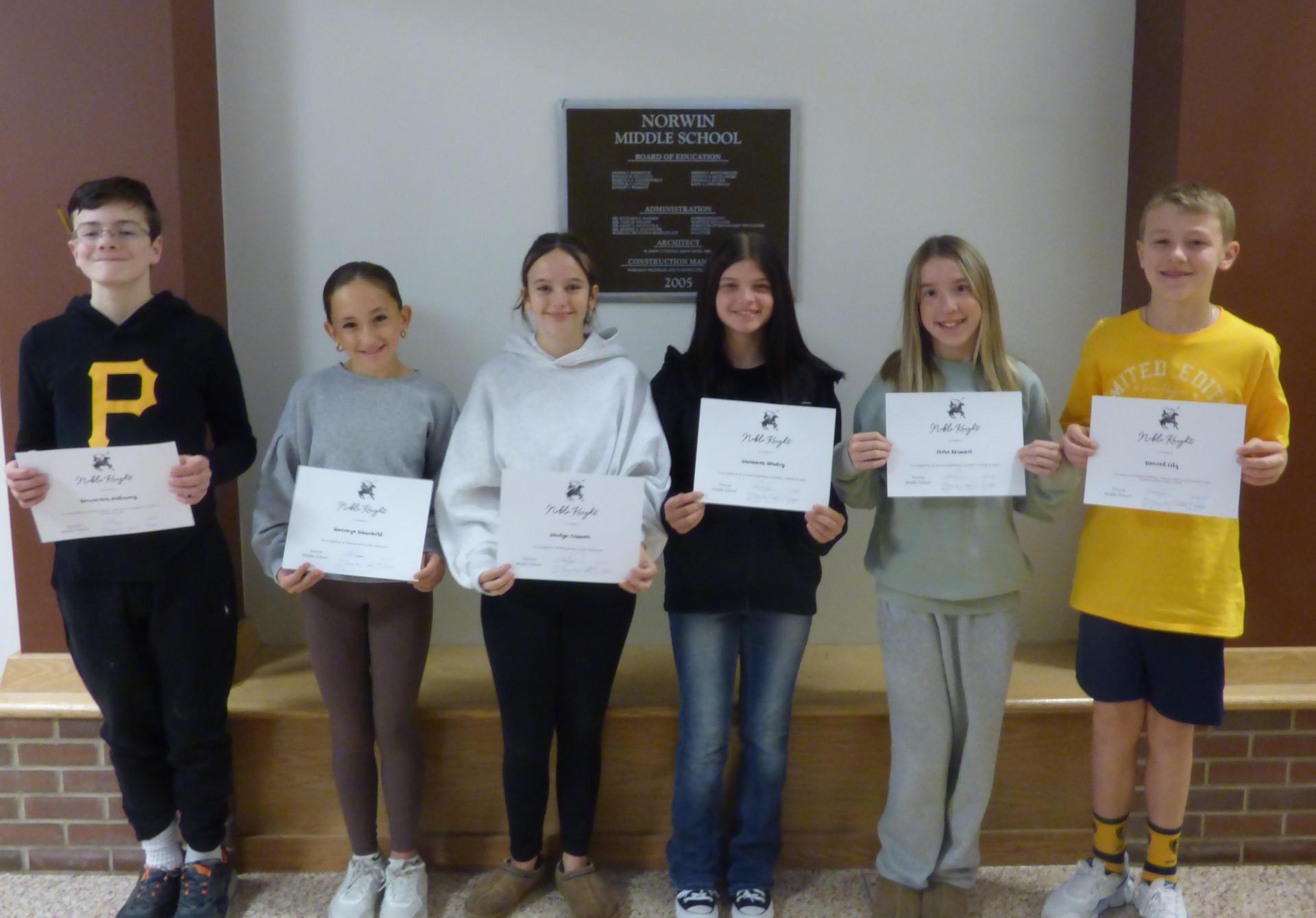 October Noble Knights