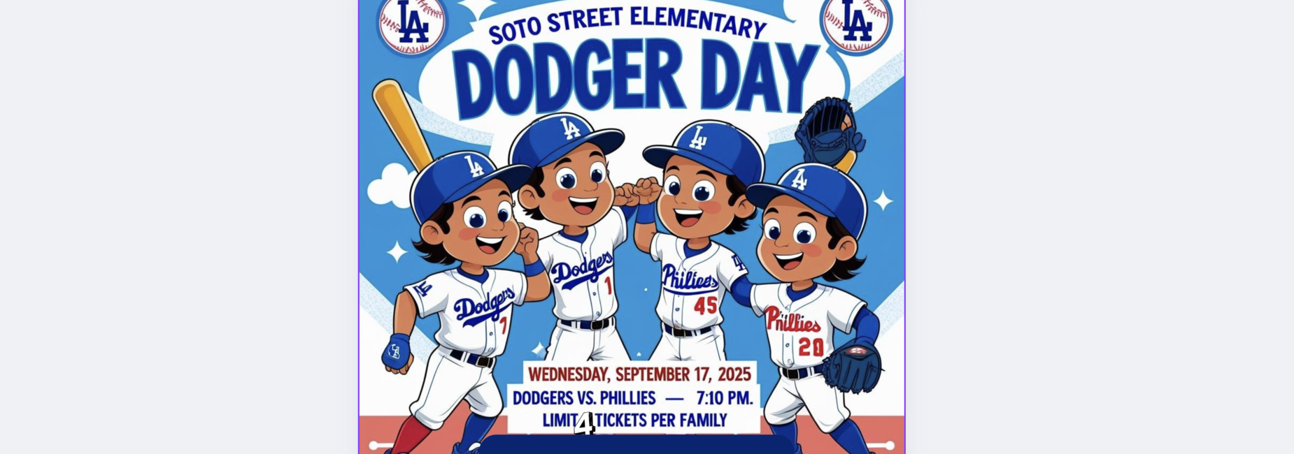 DODGER DAY Wednesday, September 17 @ 7:10PM CLICK LINK to Reserve