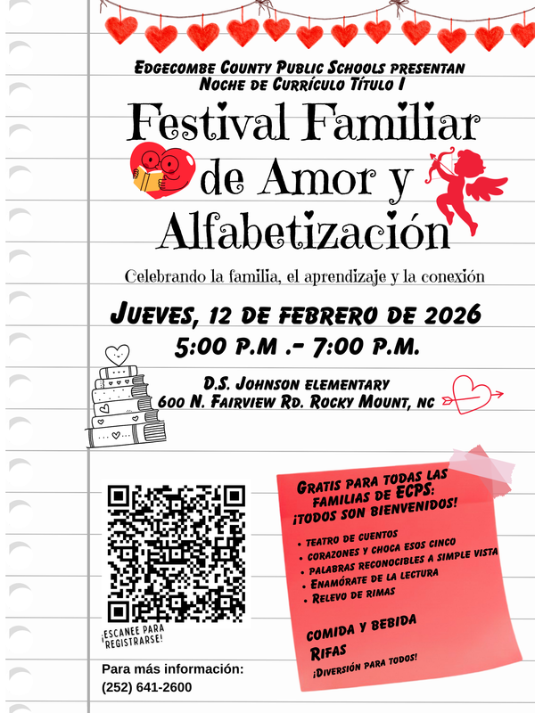 Love & Literacy Family Festival Title I Curriculum Night (Spanish))